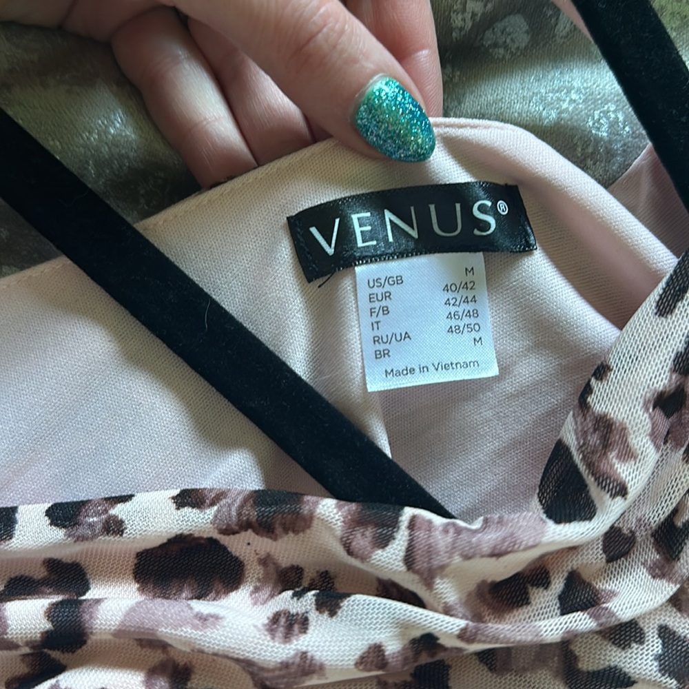 VENUS Pink Animal Print Midi Dress - Picture 5 of 5